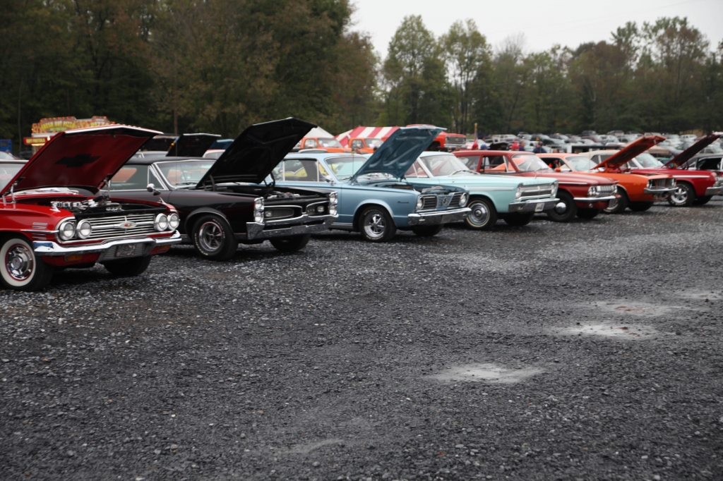 Antique cars on display during the 2016 Annual Lehigh Township Benefit Festival and Car Show to benefit Dream Come True