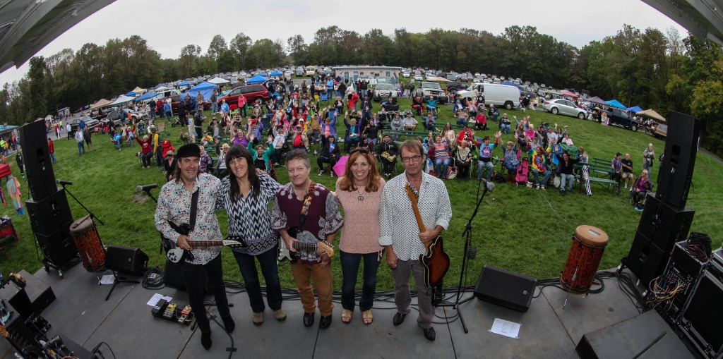 The Large Flowerheads perform during the 2016 Annual Lehigh Township Benefit Festival and Car Show to benefit Dream Come True