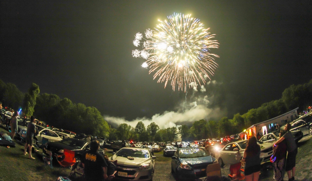 Fireworks display during our 70th Anniversary Celebration