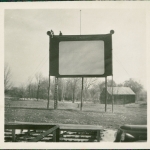 The very first site of the drive-in, which is a block away from it's present location. It is now a baseball field.