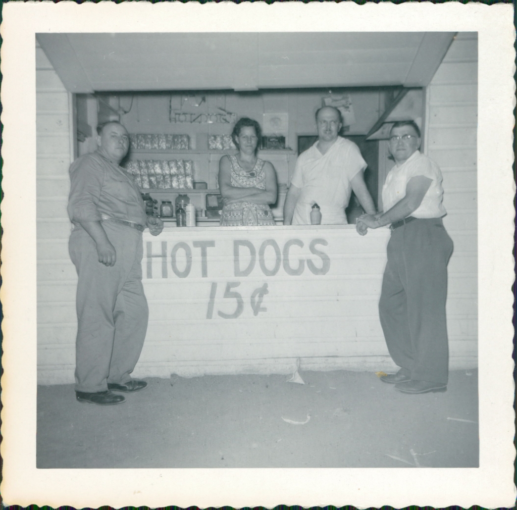 One of the original refreshment counters, 1950's.