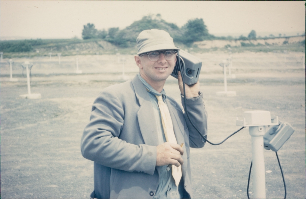 Lots of work was needed to maintain the speakers... (Pictured: Kenneth Derhammer)