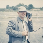 Lots of work was needed to maintain the speakers... (Pictured: Kenneth Derhammer)