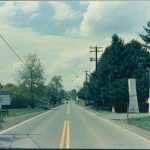 Marquee and entrance road, 1960's.