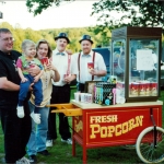 First Hollingshead Celebration.  Pictured: Michael Marino (great-grandson of William and Alice), and long-time employee Marc Hillenbrand.